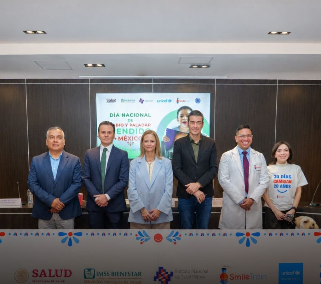 IMSS Bienestar, INSP y Smile Train crearán las primeras guías nacionales de nutrición para mejorar la atención de bebés con labio y paladar hendido.