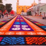 Tapete aserrín Huamantla Sectur