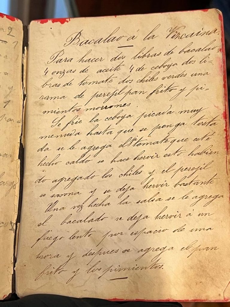 recetario antiguo mexicano