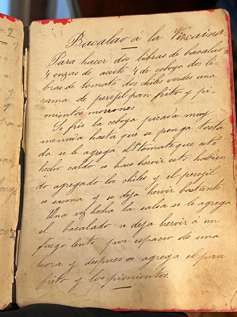 recetario antiguo mexicano