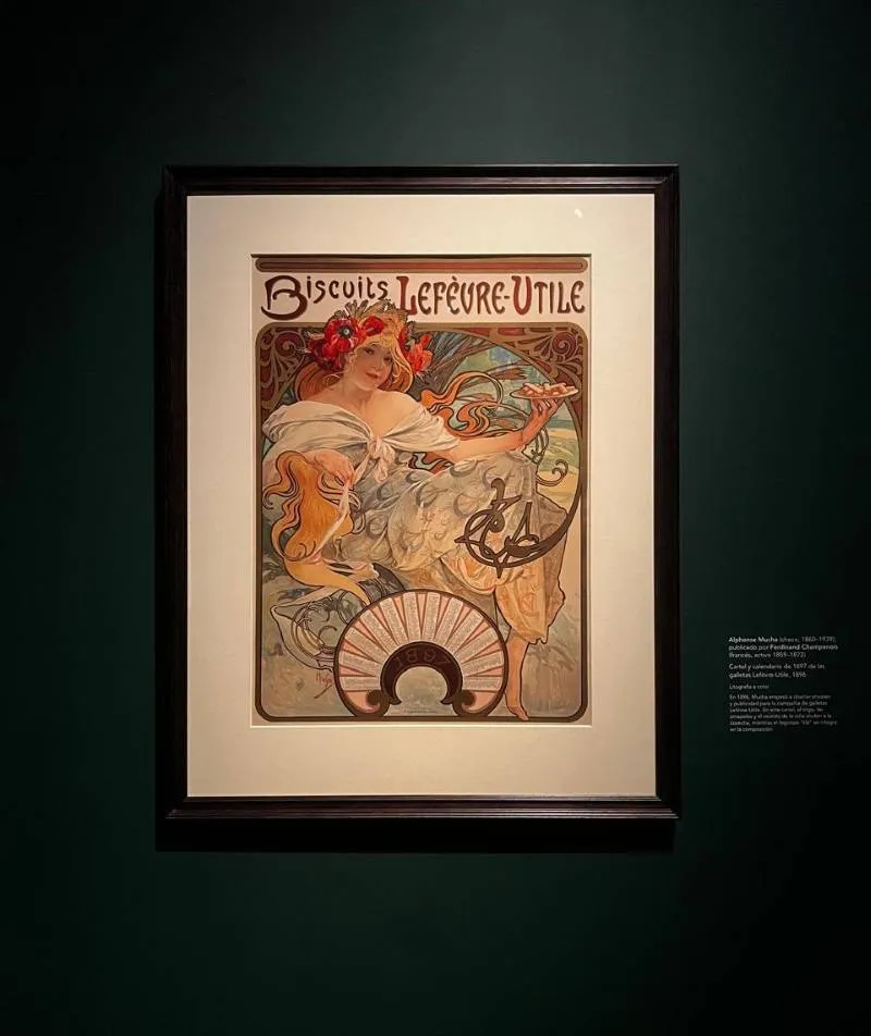 Cartel del artista checo Alphonse Mucha.