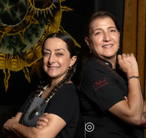 Chefs Lula Martín del Campo y Josefina Santacruz.